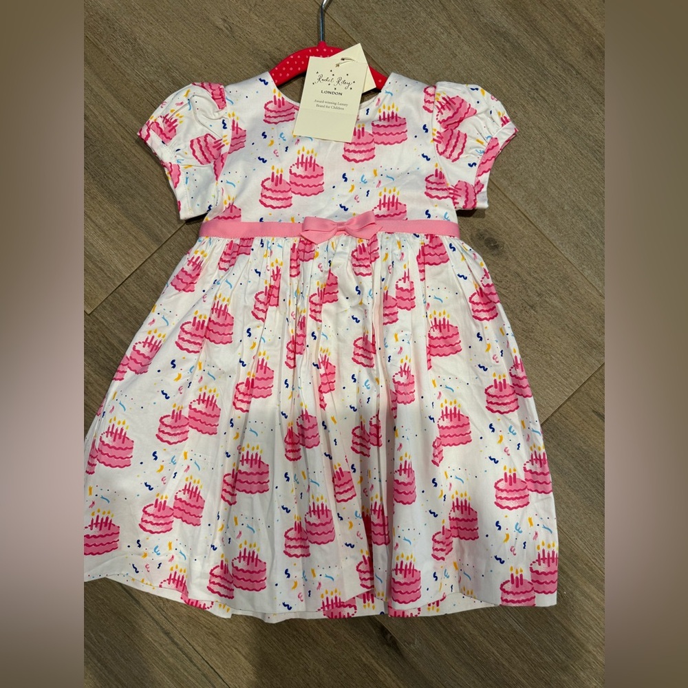 Rachel Riley Birthday Cake Dress Brand New 2T